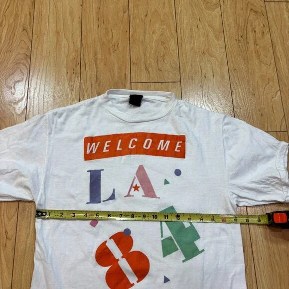 Vintage 1984 Los Angeles Olympics USA Short Sleeve White T-Shirt Size Medium? - Picture 4 of 7